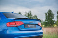 Maxton Design Spoiler CAP passend für Audi A4 Limousine B8 / B8 Facelift schwarz Hochglanz