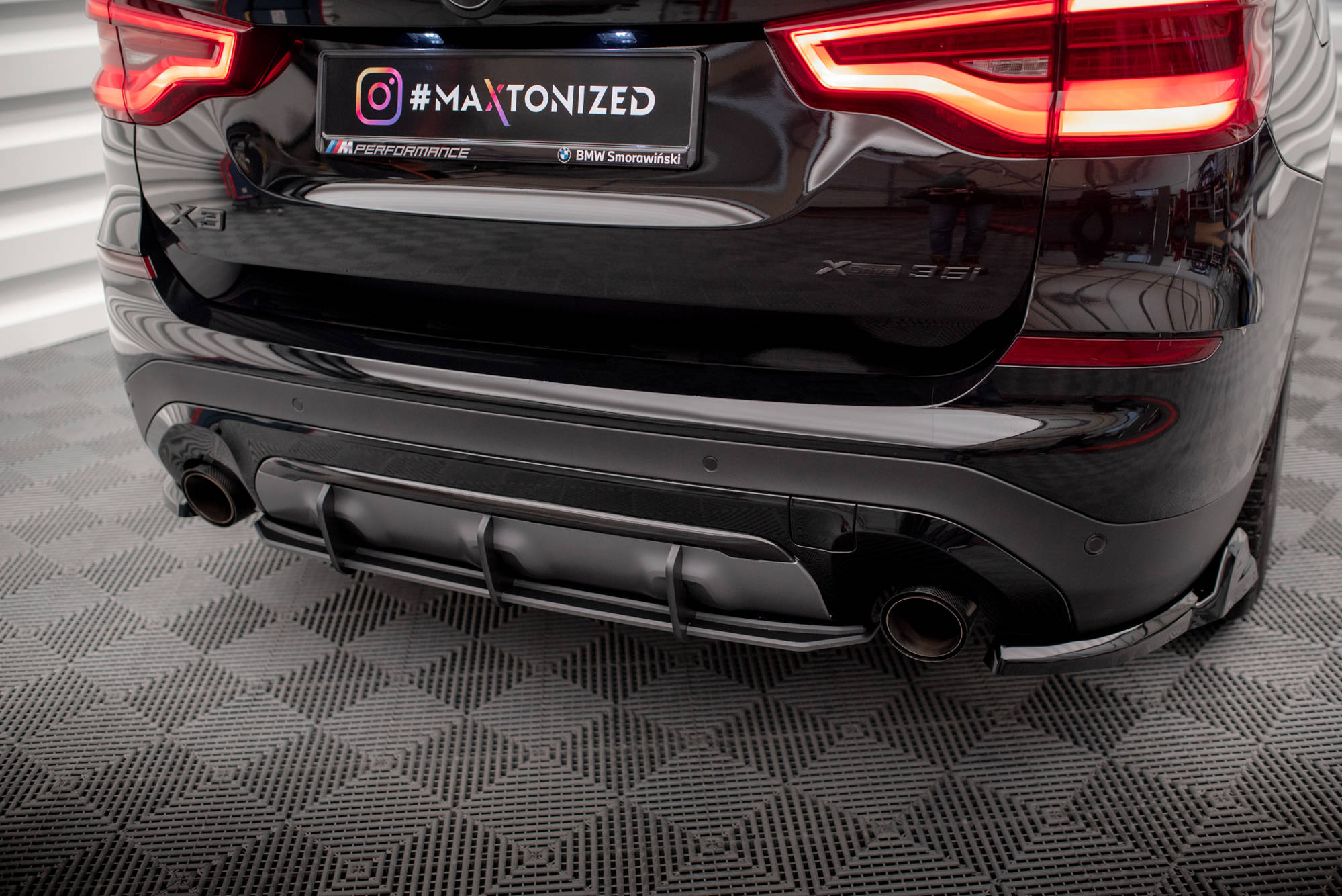 Maxton Design Street Pro Heckschürze passend für BMW X3 G01