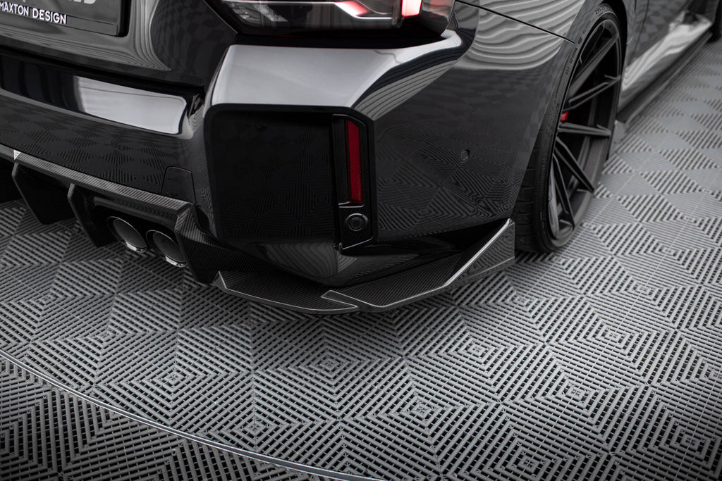 Maxton Design Prepreg Carbon Fiber Heck Ansatz Flaps Diffusor passend für BMW M2 G87