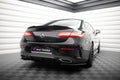 Maxton Design Heck Ansatz Flaps Diffusor passend für Mercedes-Benz E-Klasse W213 Coupe(C238) / Cabriolet (A238) AMG-Line schwarz Hochglanz
