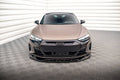 Maxton Design Street+ Spoilerlippe Front Ansatz V.2 passend für Audi e-Tron GT / RS GT Mk1 schwarz Hochglanz