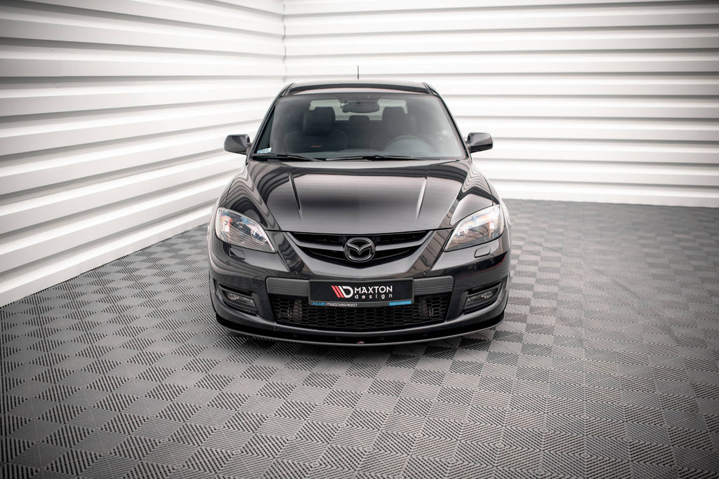 Maxton Design Street Pro Street+ Spoilerlippe Front Ansatz passend für Mazda 3 MPS Mk1