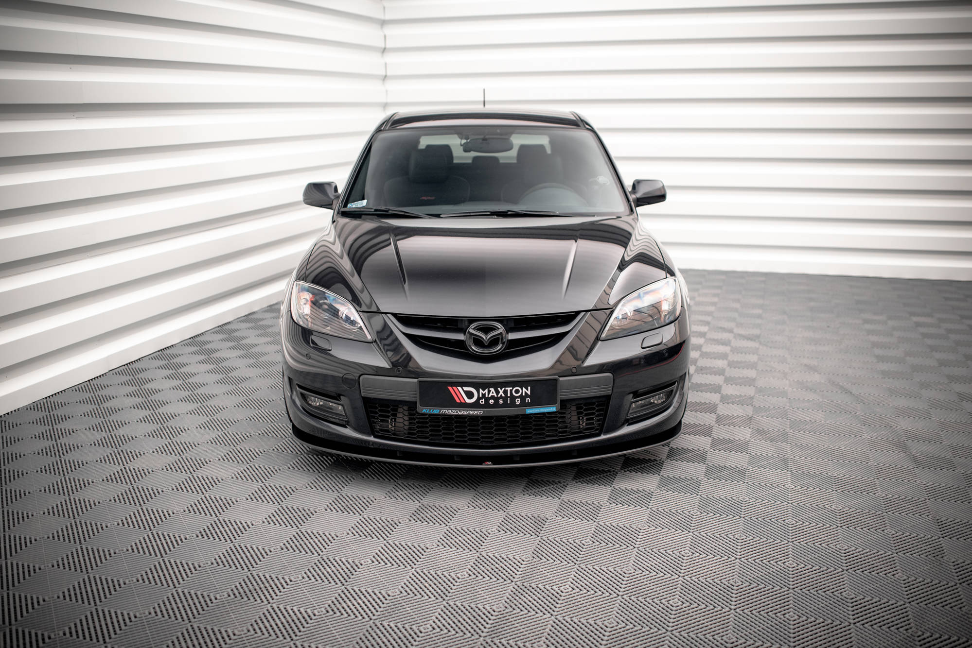 Maxton Design Street Pro Street+ Spoilerlippe Front Ansatz passend für Mazda 3 MPS Mk1