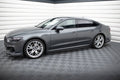 Maxton Design Street+ Seitenschweller Leisten passend für Audi A7 S-Line C8 / S7 C8 / C8 Facelift / S7 Facelift schwarz Hochglanz