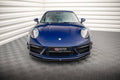 Maxton Design Street+ Spoilerlippe Front Ansatz V.1 passend für Porsche 911 Carrera Aero / Carrera GTS 992 schwarz Hochglanz