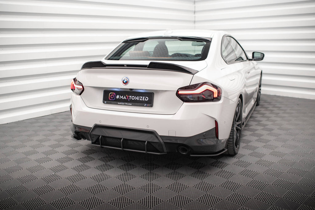 Maxton Design Street Pro Heck Ansatz Flaps Diffusor passend für BMW 2 Coupe M-Paket G42