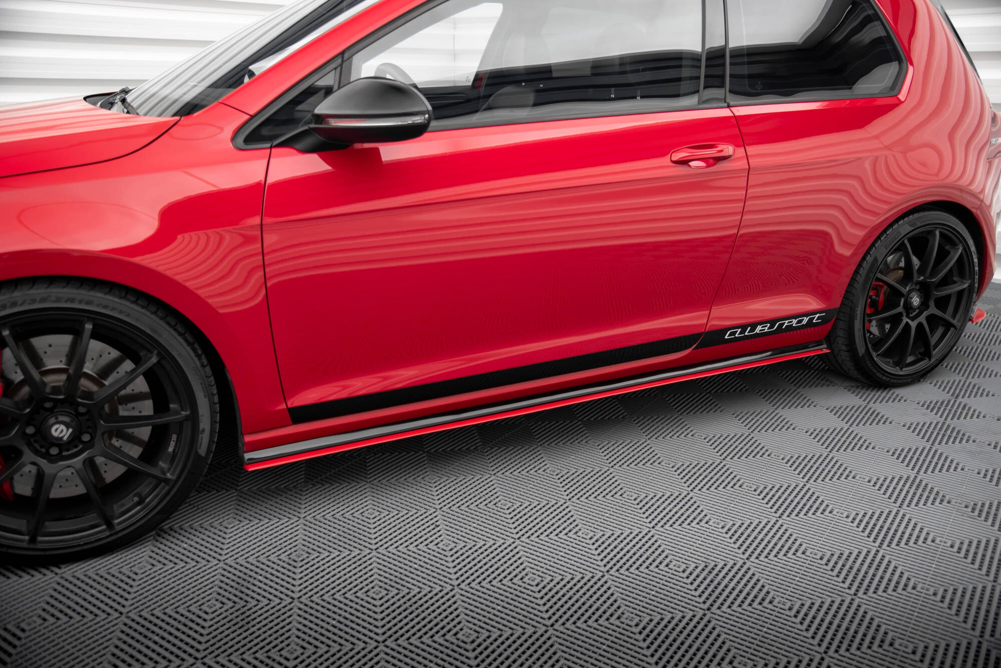 Maxton Design Street+ Seitenschweller Leisten passend für VW Golf GTI Clubsport Mk7