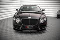 Maxton Design Street+ Spoilerlippe Front Ansatz V.1 passend für Bentley Continental GT V8 S Mk2 schwarz Hochglanz