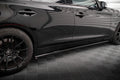 Maxton Design Street+ Seitenschweller Leisten passend für V.1 passend für Infiniti Q50 S Mk1 schwarz Hochglanz
