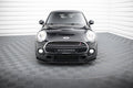 Maxton Design Street+ Spoilerlippe Front Ansatz passend für Mini Cooper S F56 / F56 Facelift schwarz Hochglanz