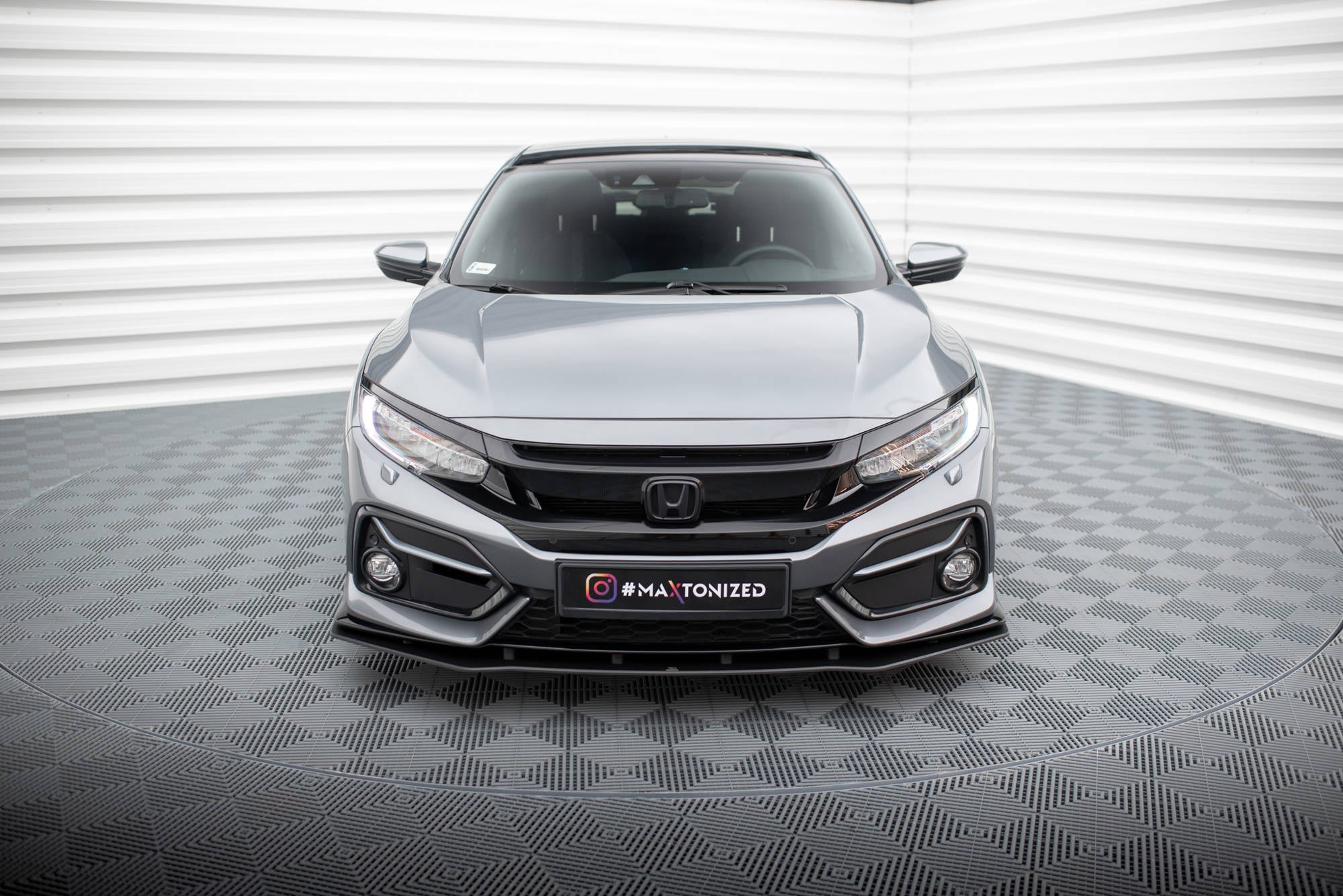 Maxton Design Street Pro Street+ Spoilerlippe Front Ansatz passend für Honda Civic Sport Mk 10