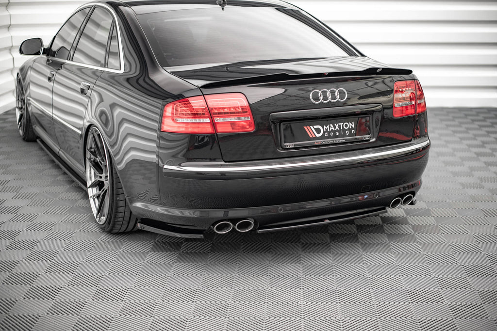 Maxton Design Heckansatz Audi S8 D3 schwarz Hochglanz für Audi A8