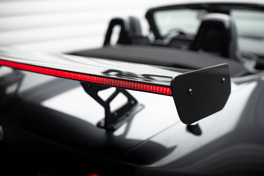 Maxton Design Carbon Spoiler With Internal Brackets Uprights + LED Mazda MX-5 ND (Mk4) für Mazda MX-5 Mk4 (ND)