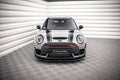 Maxton Design Street+ Spoilerlippe Front Ansatz V.3 passend für Mini Cooper Clubman John Cooper Works F54 Facelift schwarz Hochglanz