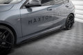Maxton Design Street+ Seitenschweller Leisten passend für V.3 passend für BMW 1er M-Paket/ M135i / 128ti F40 schwarz Hochglanz