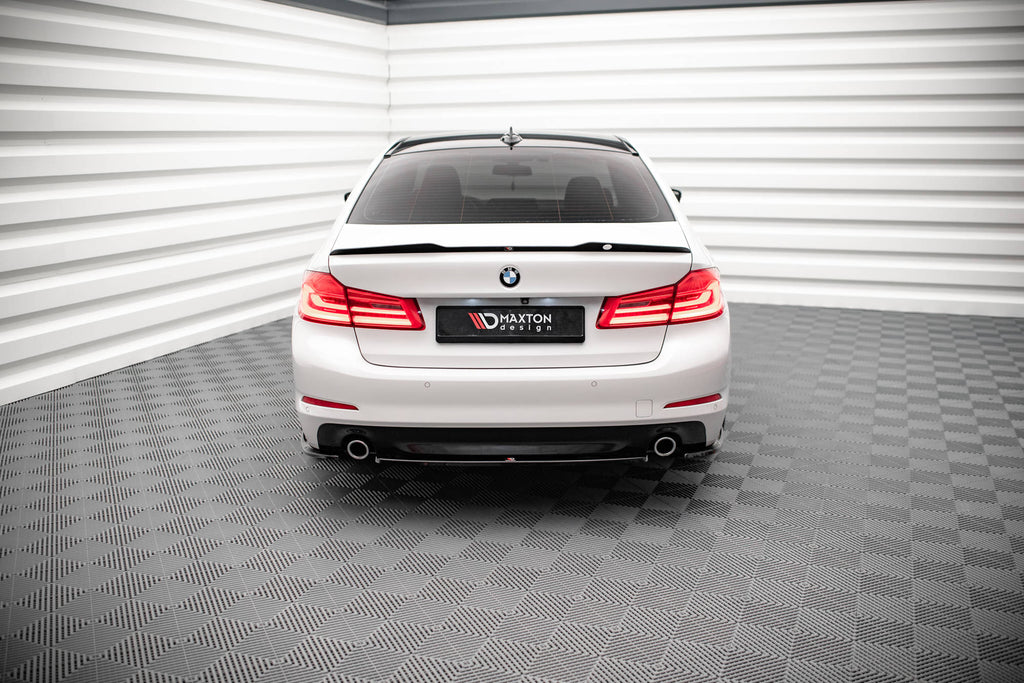 Maxton Design Heckansatz BMW 5er Limousine G30 schwarz Hochglanz für BMW 5er G30-G31