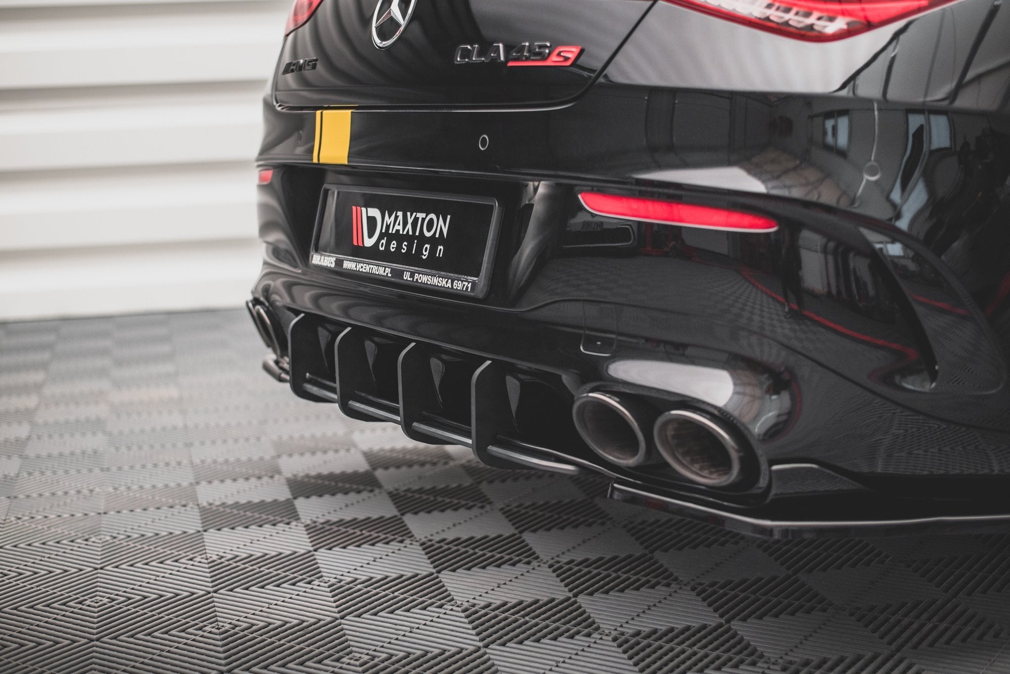 Maxton Design Street Pro Heckschürze passend für Mercedes-AMG CLA 35 / 45 Aero C118