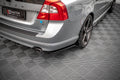 Maxton Design Heck Ansatz Flaps Diffusor passend für Volvo V70 Mk3 schwarz Hochglanz
