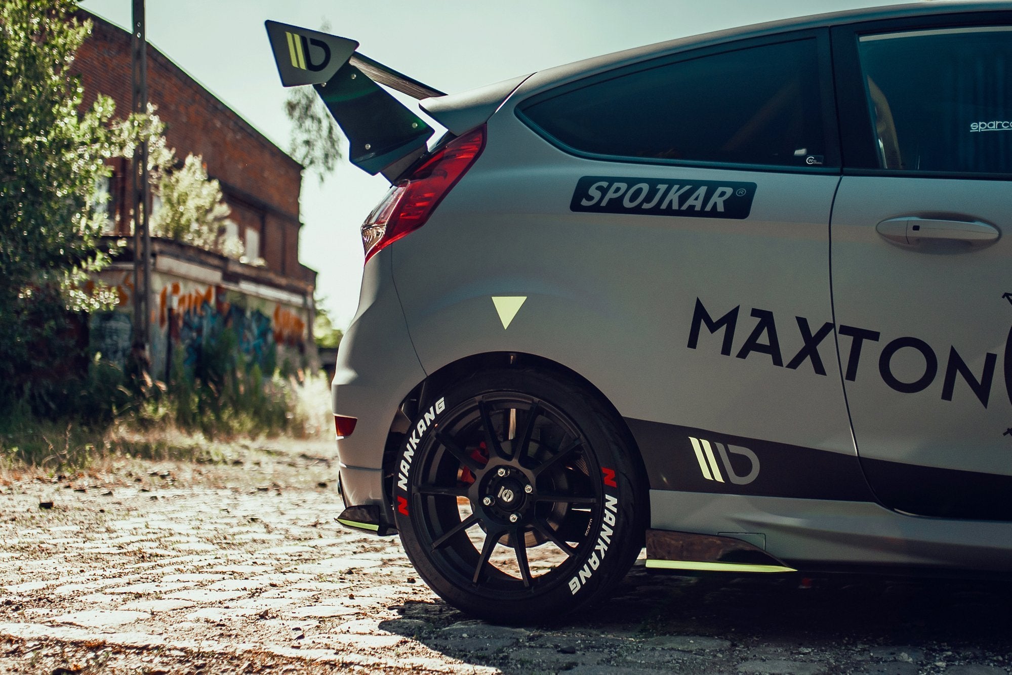 Maxton Design Heck Ansatz Flaps Diffusor passend für Ford Fiesta 7 ST Facelift