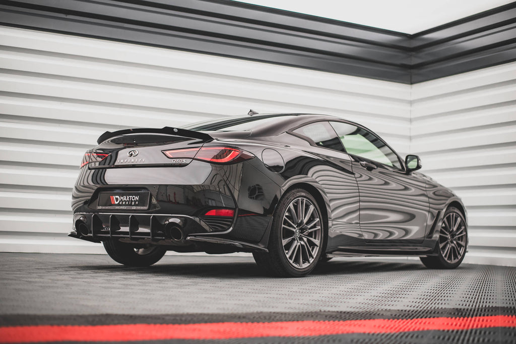 Maxton Design Spoiler CAP für Infiniti Q60 S Mk2 schwarz matt