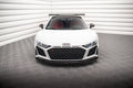 Maxton Design Street+ Spoilerlippe Front Ansatz V.2 passend für Audi R8 Mk2 Facelift schwarz Hochglanz