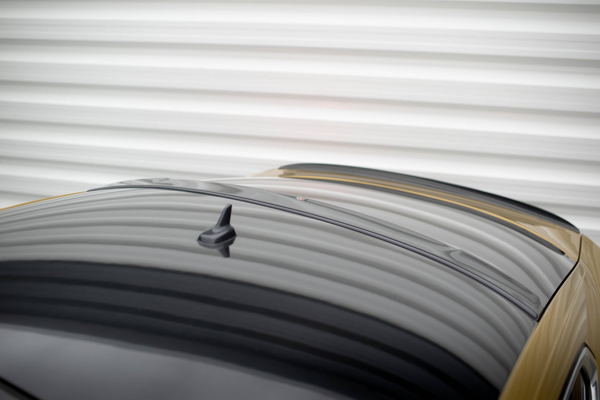 Maxton Design Heckscheiben Spoiler passend für VW Arteon R-Line Limousine Mk1 schwarz Hochglanz