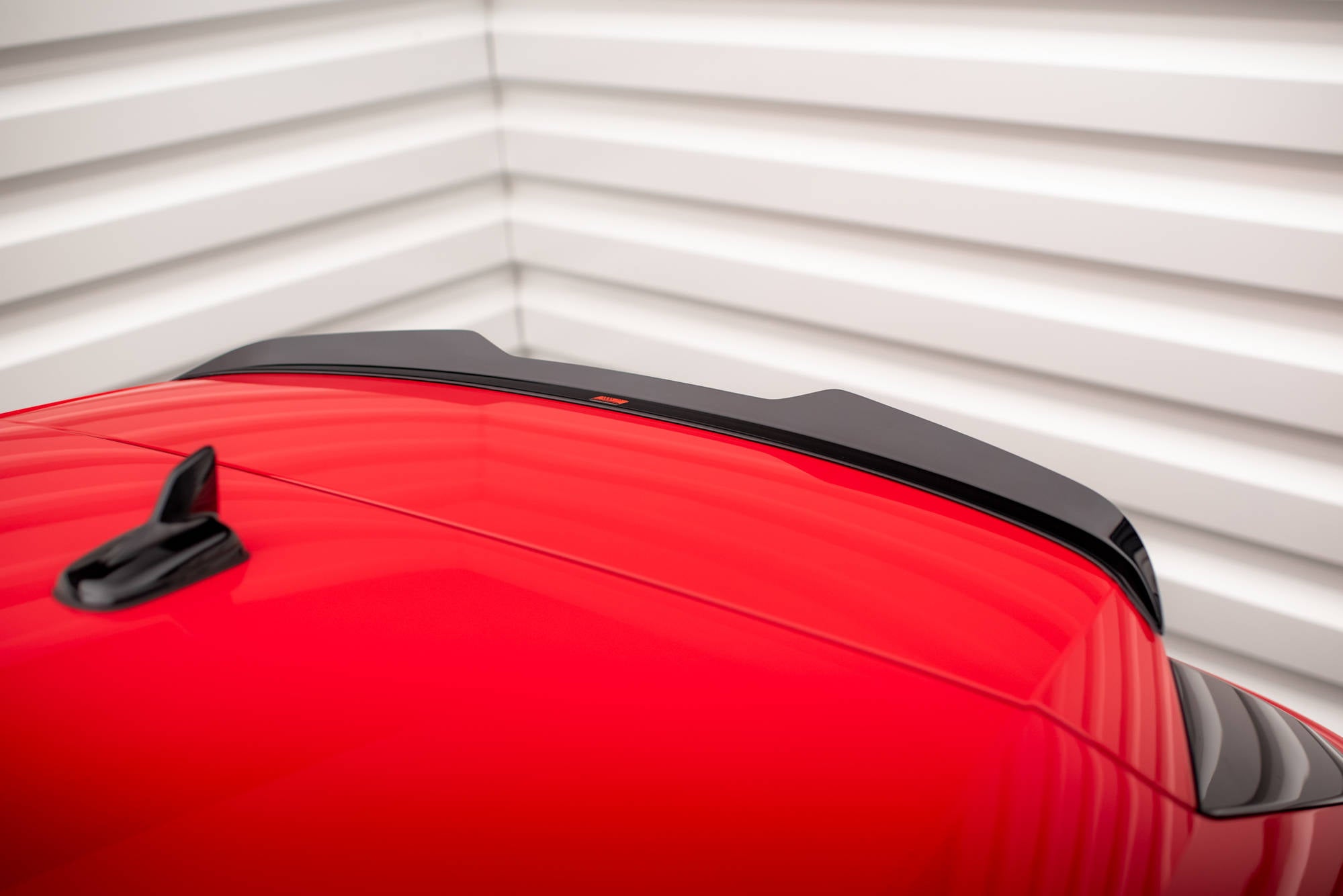 Maxton Design Spoiler CAP passend für Audi A3 Sportback 8Y schwarz Hochglanz