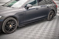Maxton Design Street+ Seitenschweller Leisten passend für Volvo V90 Mk2 schwarz Hochglanz