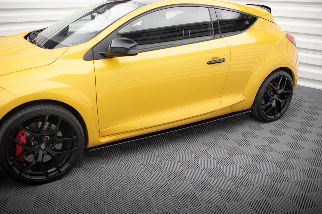 Maxton Design Street+ Seitenschweller Leisten passend für Renault Megane RS Mk3 schwarz Hochglanz