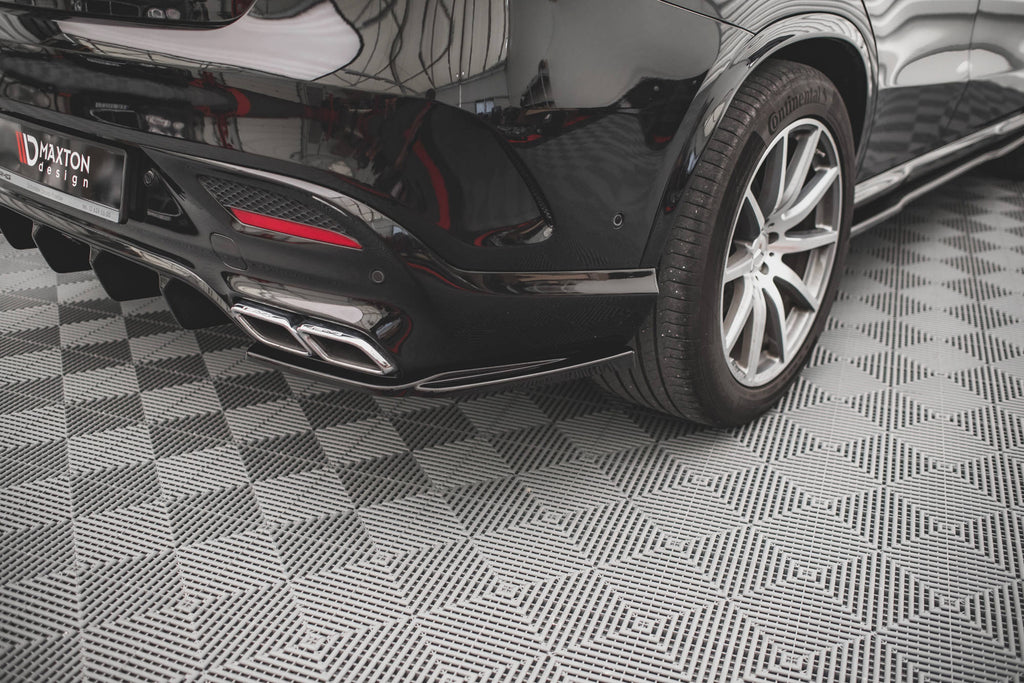 Maxton Design Heck Ansatz Flaps Diffusor V.1 passend für Mercedes-Benz GLE Coupe 63 AMG C292 schwarz Hochglanz