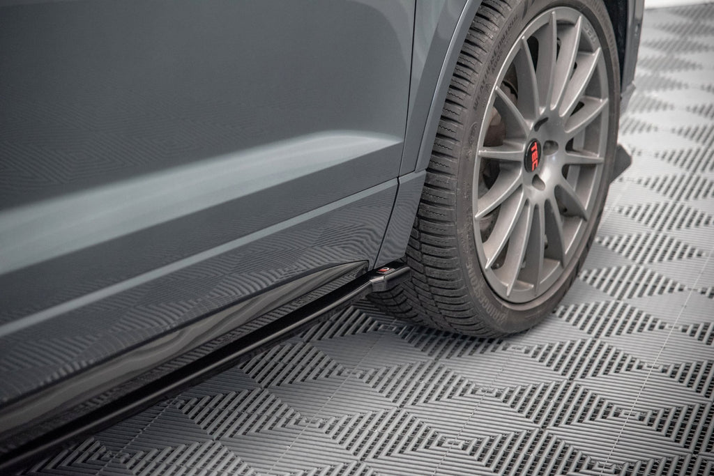 Maxton Design Street+ Seitenschweller Leisten passend für Cupra Ateca Mk1 / Mk1 Facelift schwarz Hochglanz