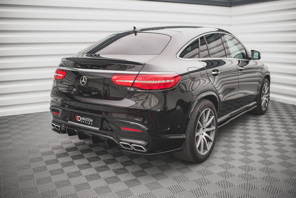 Maxton Design Heck Ansatz Flaps Diffusor V.2 passend für Mercedes-Benz GLE Coupe 63 AMG C292 schwarz Hochglanz