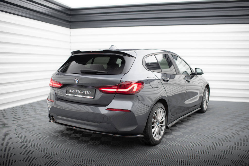 Maxton Design Spoiler CAP V.2 passend für BMW 1er M-Paket F70 schwarz Hochglanz