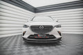 Maxton Design Street+ Spoilerlippe Front Ansatz V.1 passend für Mazda CX-3 schwarz Hochglanz