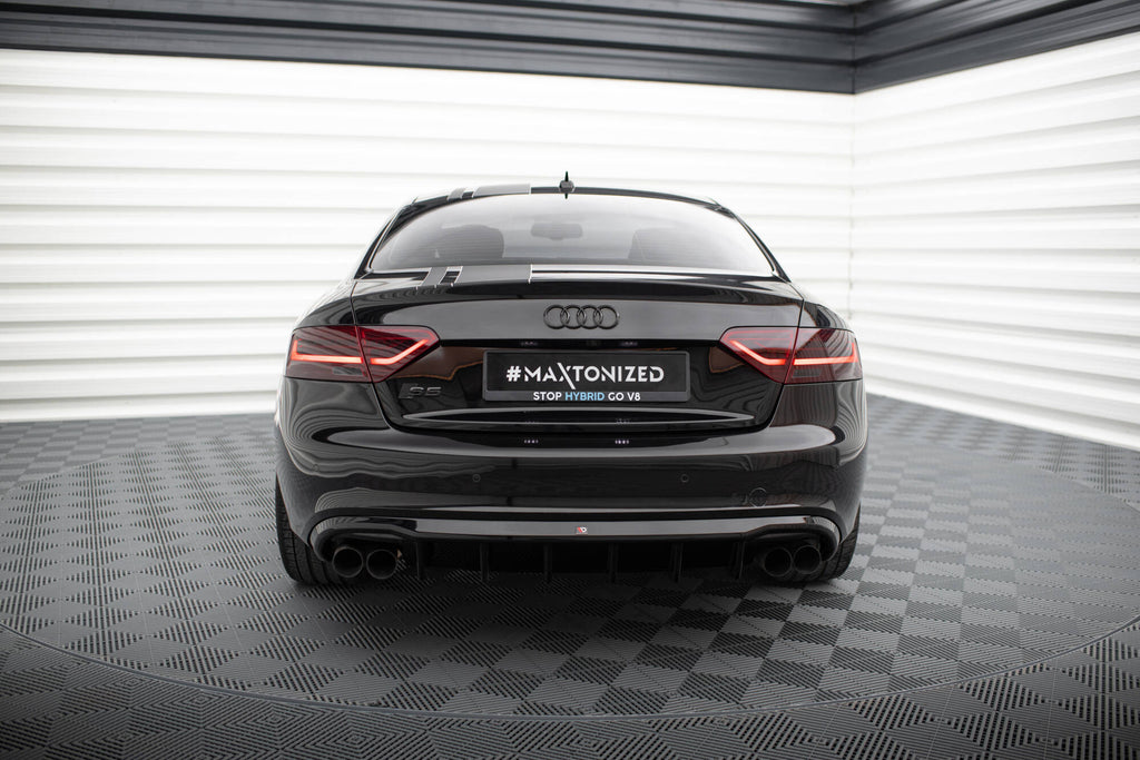 Maxton Design Diffusor Heck Ansatz passend für Audi S5 Coupe / Cabrio S-Line 8T
