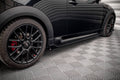 Maxton Design Street+ Seitenschweller Leisten V.2 passend für Mini Cooper John Cooper Works R56 schwarz Hochglanz