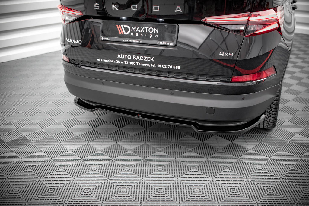 Maxton Design Heckansatz Skoda Kodiaq Mk1 Facelift schwarz Hochglanz für Skoda Kodiaq Mk1 Facelift
