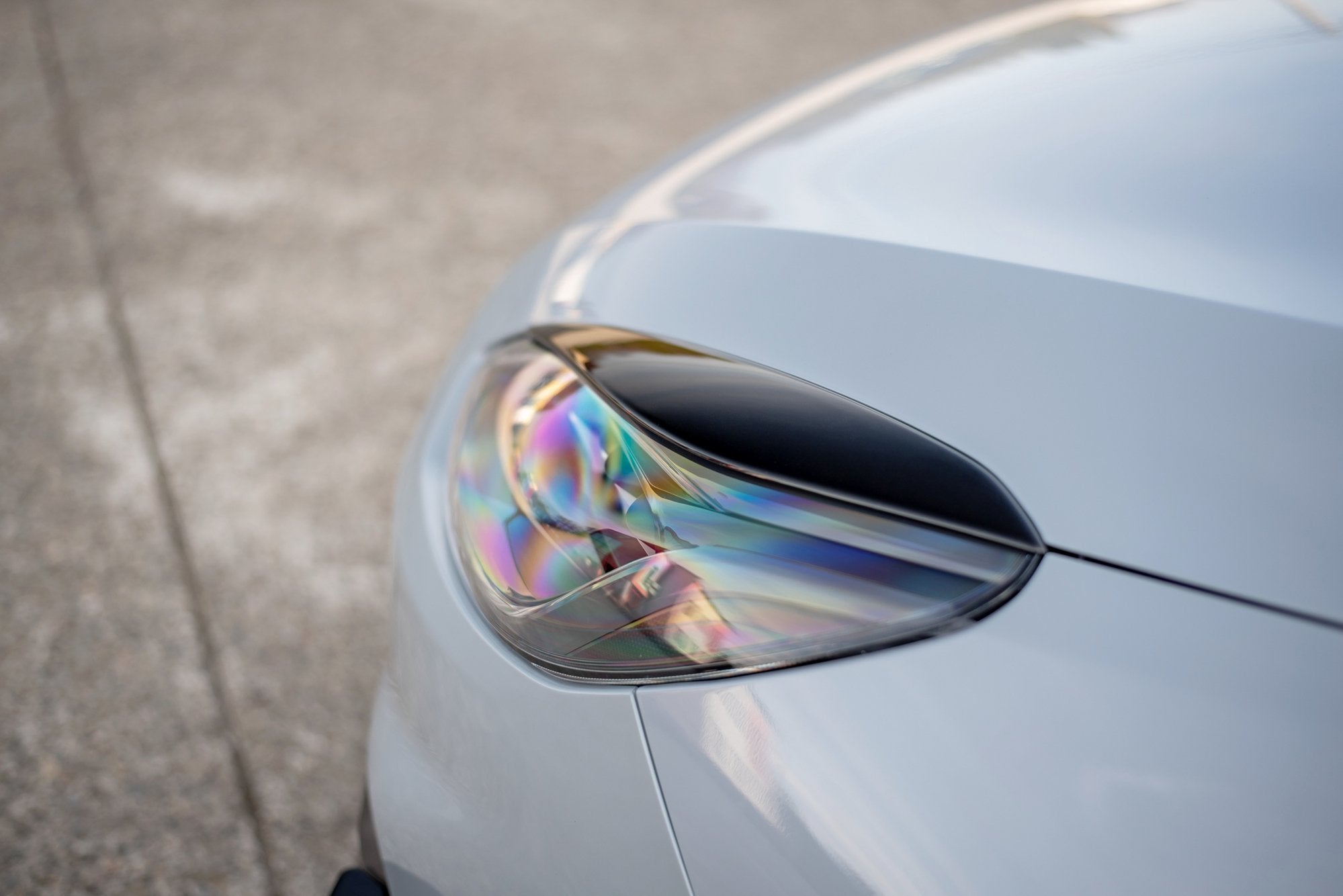 Maxton Design Scheinwerfer Blenden Böser Blick passend für Ford Fiesta Mk8 ST / ST-Line / Standard schwarz Hochglanz