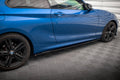 Maxton Design Street+ Seitenschweller Leisten passend für BMW 2 M-Paket F22 schwarz Hochglanz