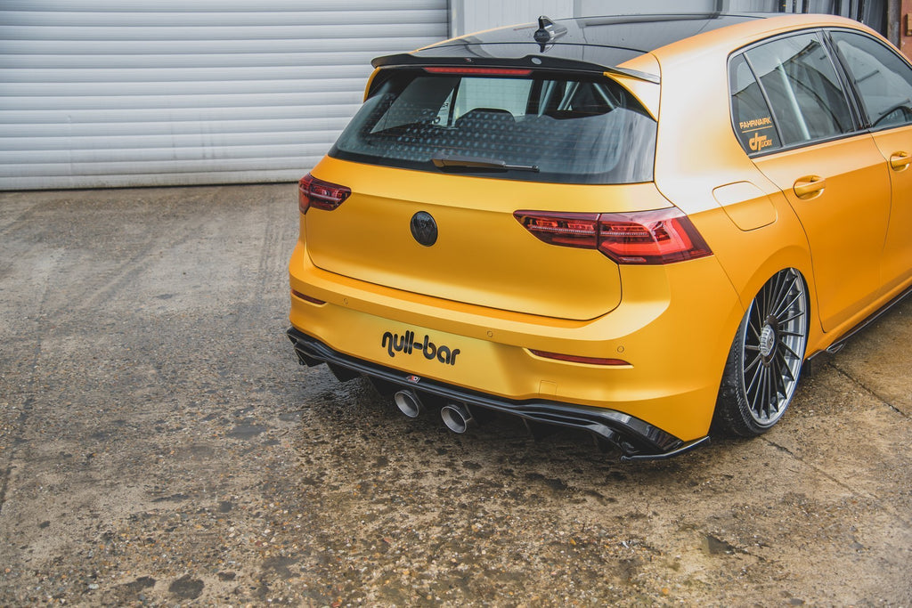 Maxton Design Diffusor Heck Ansatz passend für VW Golf Hatchback Mk8 / Mk8 Facelift (R32 Look)