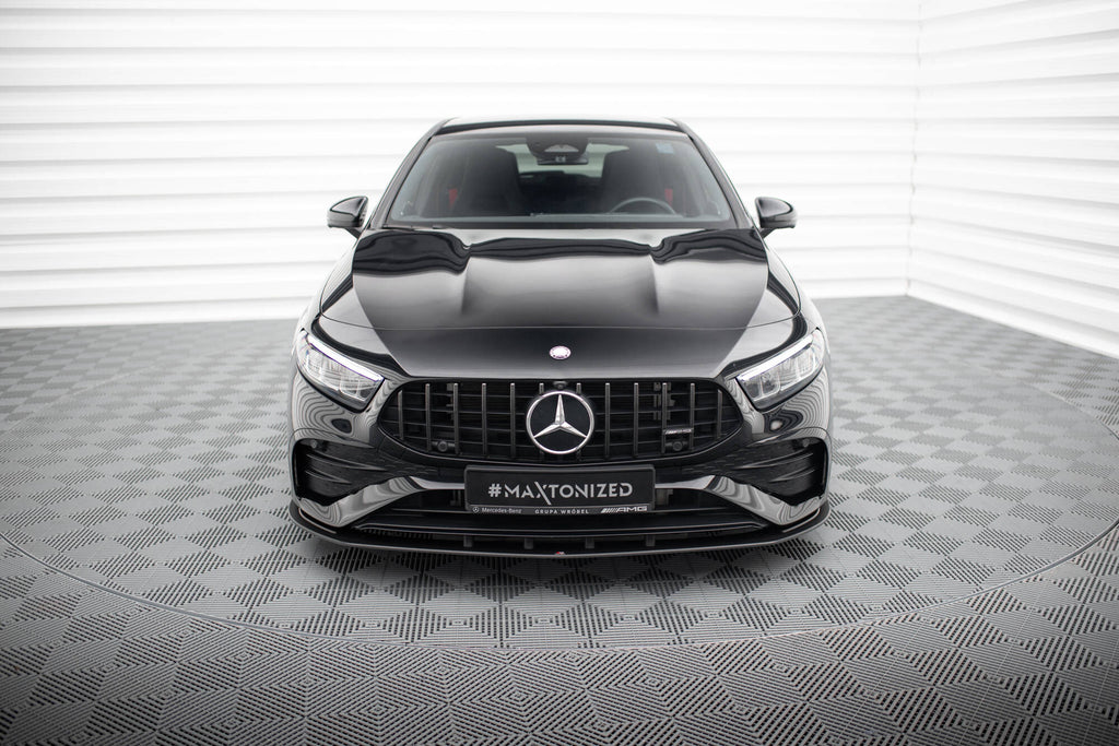 Maxton Design Street Pro Street+ Spoilerlippe Front Ansatz passend für Mercedes-AMG A35 W177 Facelift