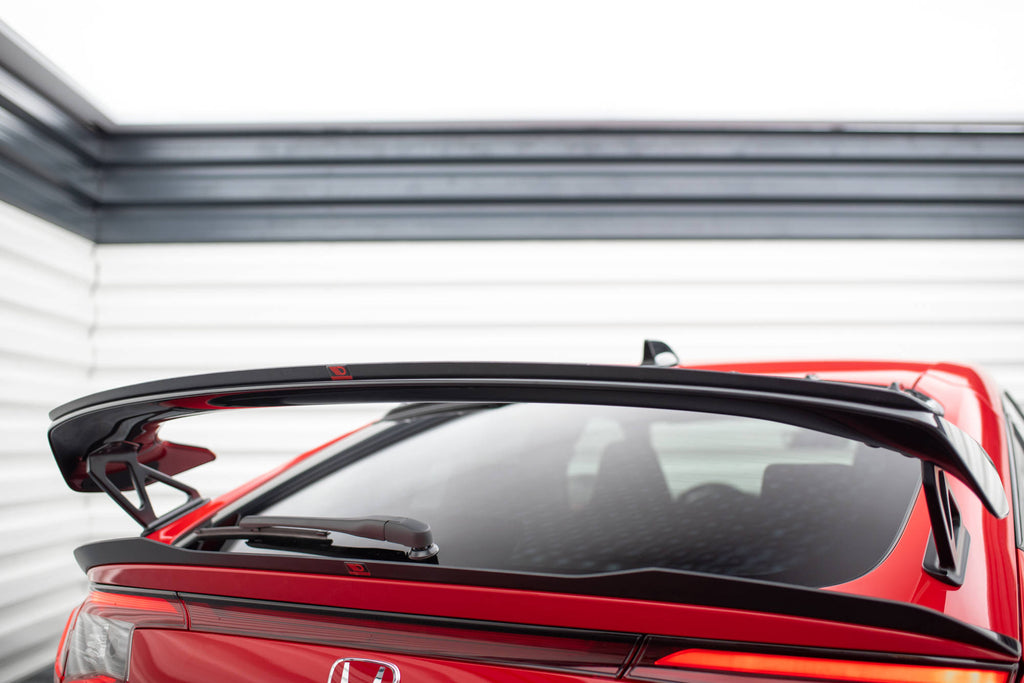 Maxton Design Höher Spoiler CAP passend für Honda Civic Type-R Mk 11 schwarz Hochglanz
