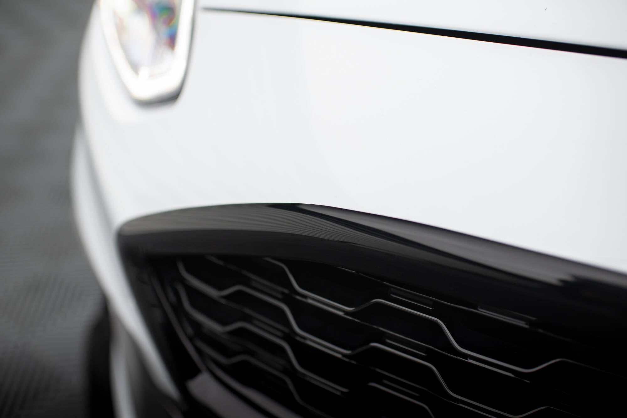 Maxton Design Front Grill Ford Fiesta ST / ST-Line Mk8 schwarz Hochglanz für Ford Fiesta ST