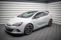 Maxton Design Seitenschweller Flaps passend für Opel Astra GTC OPC-Line J schwarz Hochglanz