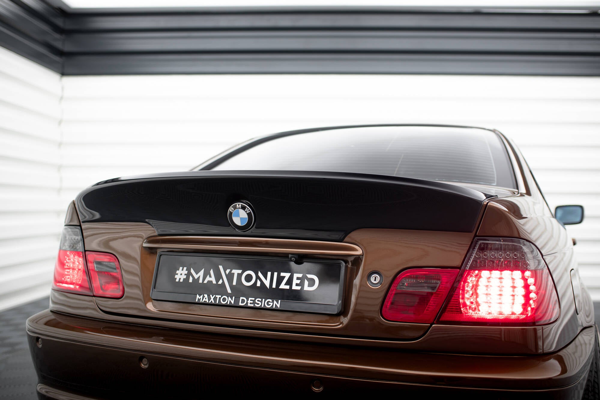 Maxton Design Heckspoiler / KOFFERRAUMDECKEL Erweiterung BMW 3er E46 COUPE für BMW 3er E46