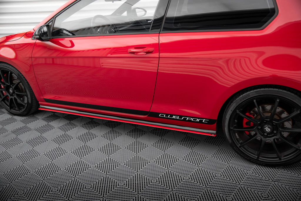 Maxton Design Street+ Seitenschweller Leisten passend für VW Golf GTI Clubsport Mk7
