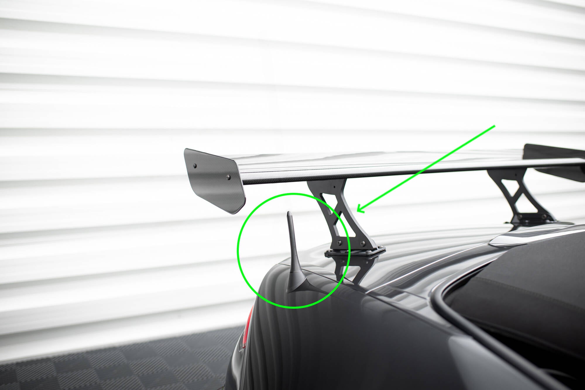 Maxton Design Carbon Spoiler With Internal Brackets Uprights Mazda MX-5 ND (Mk4) für Mazda MX-5 Mk4 (ND)