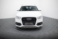 Maxton Design Street+ Spoilerlippe Front Ansatz V.1 passend für Audi Q3 S-line 8U schwarz Hochglanz