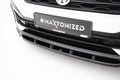 Maxton Design Street+ Spoilerlippe Front Ansatz passend für VW T-Roc R Mk1 schwarz Hochglanz