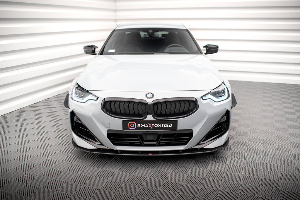 Maxton Design Street Pro Street+ Spoilerlippe Front Ansatz passend für BMW 2 Coupe M-Paket / M240i G42